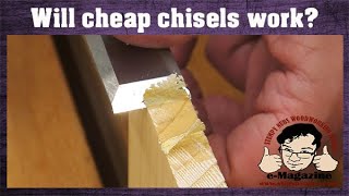 Cheap chisels How to make them scary sharp [upl. by Nilatak]