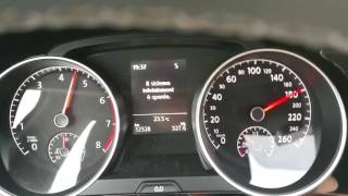 GOLF 7 14 TSI 125 CV ACCELERATION [upl. by Arama918]