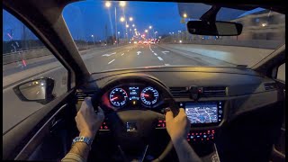 Seat Arona Night  4K POV Test Drive 360 Joe Black [upl. by Ivan377]