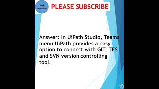 Which Version Controlling Tool UiPath support [upl. by Gio]