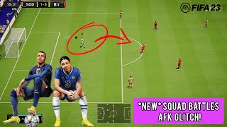 NEW Squad Battles AFK Glitch on FIFA 23 Ultimate Team Must Watch [upl. by Ynneg]