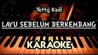 Layu Sebelum BerkembangTetty KadiKaraoke original Liryk [upl. by Hanauq]