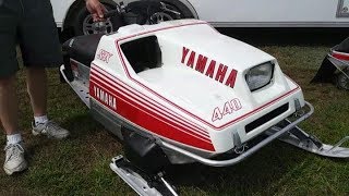 Vintage Snowmobile 1977 Yamaha Racing SRX 440 in Original Condition [upl. by Daegal]