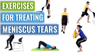 Meniscus Tear Exercises 23 Exercises and Stretches Explained and Demonstrated [upl. by Lauer]