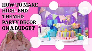 DIY Themed Party Decor HighEnd Ideas on a Budget [upl. by Cacilie270]