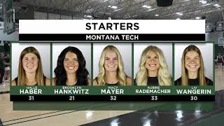 Montana Tech basketball VS Dickinson State [upl. by Nelag555]