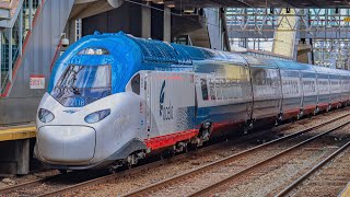 New Haven line Very brief rail action in Stamford CT [upl. by Hammel]