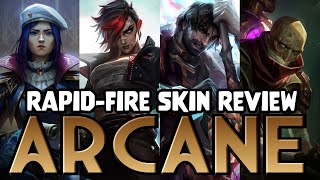 RapidFire Skin Review Arcane Season 2 [upl. by Cyndia]