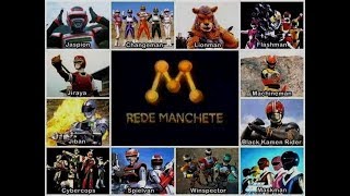 Homenagem a Rede Manchete e Abertura aos Seriados Tokusatsu [upl. by Rhiana]