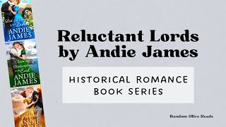 New Author Alert Reluctant Lords Historical Romance Book Series by Andie James [upl. by Iaria]