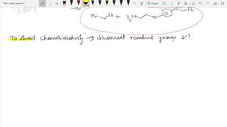 3 Disconnection to avoid Chemoselectivity amp Functional Group Interconversion  Retrosynthesis [upl. by Ahsead]