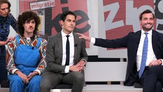 quotWat is nonbinairquot Baudet FVD CLASHT met Jetten D66 in debat over LHBTQI [upl. by Ardnuas344]