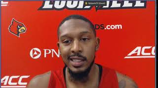 Louisville Guard Mason Faulkner Virtual News Conference [upl. by Miguelita]