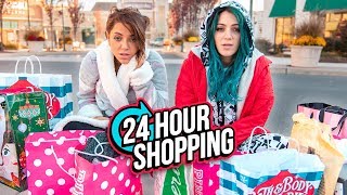 24 HOUR Shopping Challenge Niki and Gabi [upl. by Mahda559]