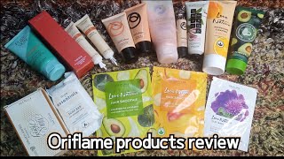 Oriflame Products Use And Reviews  ORIFLAME Skincare products Review glowupwithmahnoor [upl. by Jennine]