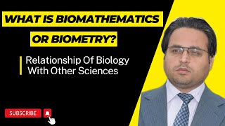 Relationship of Biology to other sciences BiomathematicsBiometry [upl. by Peer]