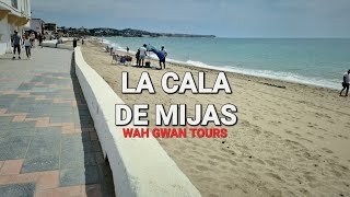 LA CALA DE MIJAS SPAIN PROMENADE WALK [upl. by Lachman]