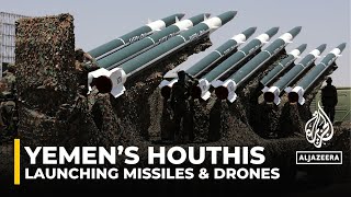 Yemens Houthi rebels claim responsibility for missiles and drones launched towards Israel [upl. by Koressa305]