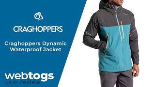 Craghoppers Dynamic Waterproof Jacket  Gear Review  webtogs [upl. by Amles388]