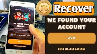 Memefi wallet recovery phrase  memefi wallet recover option  Memefi Lost Wallet memefiwallet [upl. by Yancey]