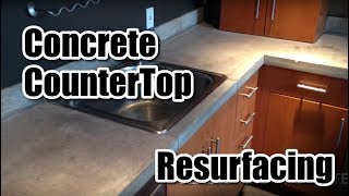 How to Resurface a Concrete Counter Top [upl. by Otilia]