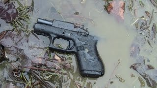 Glock 42 380 in to the pond [upl. by Naujd23]