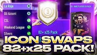 NEW 82 25X RATED PACK ICON SWAPS FIFA 21 [upl. by Hartzke]