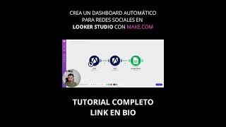 📊 Cómo Crear Dashboards en Looker Studio con Makecom TUTORIAL PASO A PASO [upl. by Guinn]