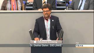 Diether Dehm DIE LINKE Statt der Spekulanten lassen Sie die Bevölkerung bluten [upl. by Teage]