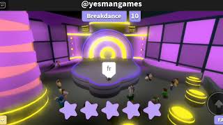 Played Dance Off in Roblox with me kinda outdated its on February 15th 2024 [upl. by Autry]