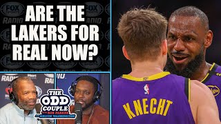 Are You Buying the Lakers 6Game Win Streak  THE ODD COUPLE [upl. by Flavian]