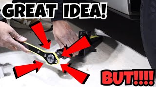 Car Laborsaving Jack Ratchet Wrench Scissor Jack REVIEW [upl. by Herriott]