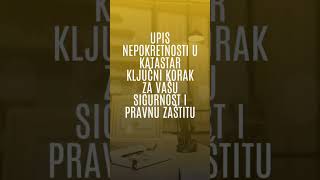 Upis nepokretnosti u katastar ⚖️🧑‍⚖️ [upl. by Ammadis198]