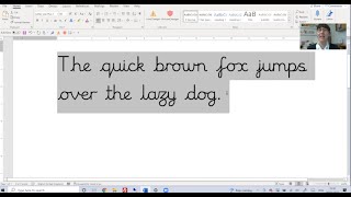 A walkthrough of using Letterjoin cursive fonts in MS Word [upl. by Gavra402]