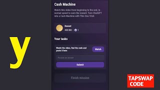 Cash Machin  Tapswap Video Code  Turn ChatGPT into a Cash Machine with This One Trick [upl. by Tremaine]