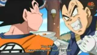 Goku Eats Vegetas Sushi [upl. by Tansy]