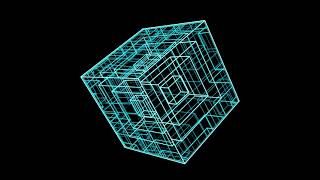 Wireframe Cube  Blender Animation [upl. by Edijabab]