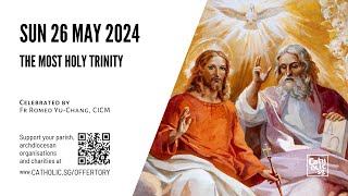 Catholic Sunday Mass Online  The Most Holy Trinity 26 May 2024 [upl. by Tewell]