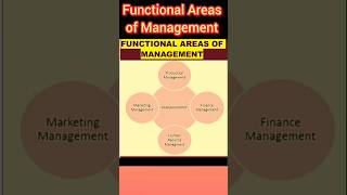 Functional Areas of Management I management bba shorts [upl. by Lynnett544]