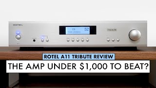 The Amplifier UNDER 1000 to BEAT ROTEL Amplifier A11 TRIBUTE REVIEW [upl. by Aicad]