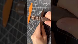 Edge burnishing leatherasmr leather leathertok leathercraft tokonole leathertools edgefinish [upl. by Lebezej853]