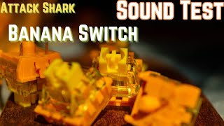 Attack Shark Banana Switch  Sound test  Sugar 65 [upl. by Reidar585]