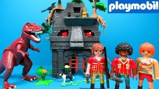 Playmobil The Explorers basiskamp met T rex 9429 [upl. by Aicirtac29]