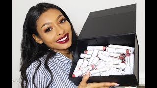 Incredible Lip Swatch First impressions Review  AD  JaydePierce [upl. by Arikahc]