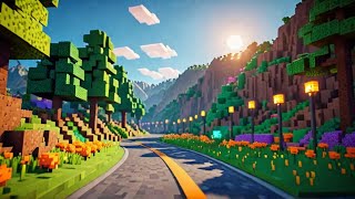 Minecraft Roads with Cool Lamps [upl. by Torbert558]