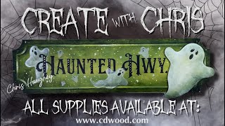 Create with Chris  Haunted Highway Street Sign [upl. by Ynetruoc]