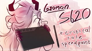 Gaomon S620 review  Laudna speedpaint [upl. by Addiego]