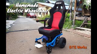 Homemade Electric Wheelchair  Control by Jumper T16 MDDS30 [upl. by Ho]