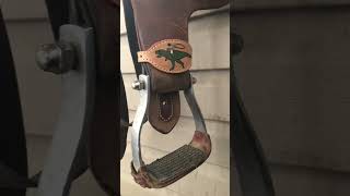 What are stirrup hobbles western horses saddle [upl. by Center683]