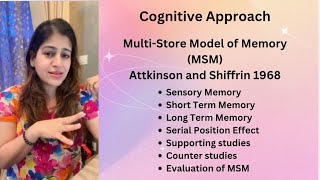 Multi Store Model of MemoryCognitive ApproachIB Psychology [upl. by Lachance]